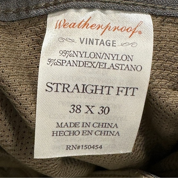 Weatherproof Vintage Straight Fit pants, 38/30, comfortable, golf, spring - Picture 10 of 11